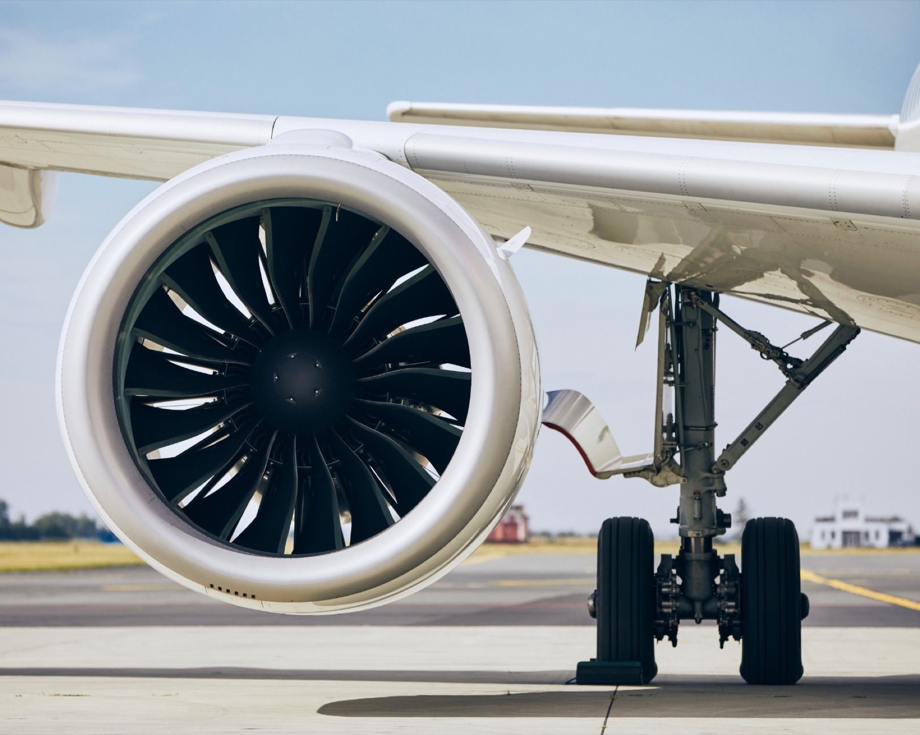 Turbofan engine fan detail